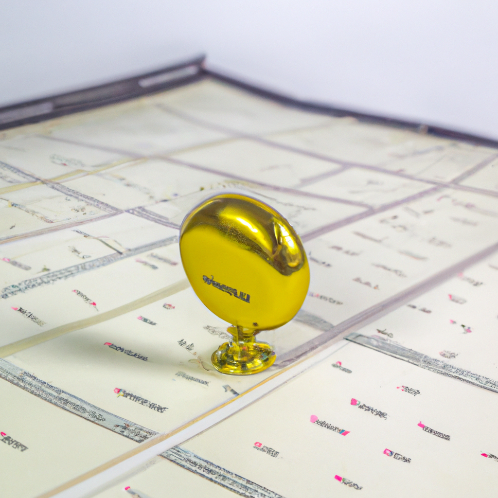 Plan statique du centre de Papeete avec repère Velvoro Studio