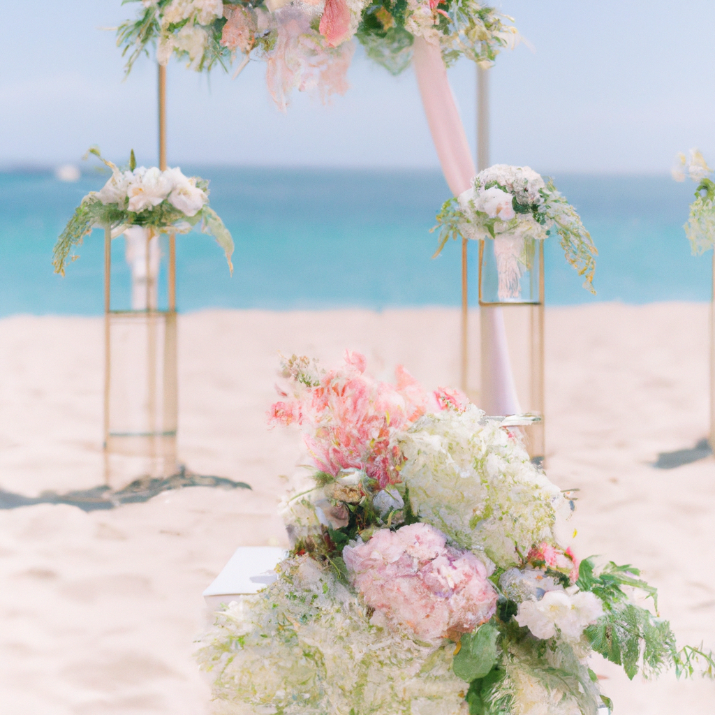 Cérémonie de mariage sur la plage en Polynésie